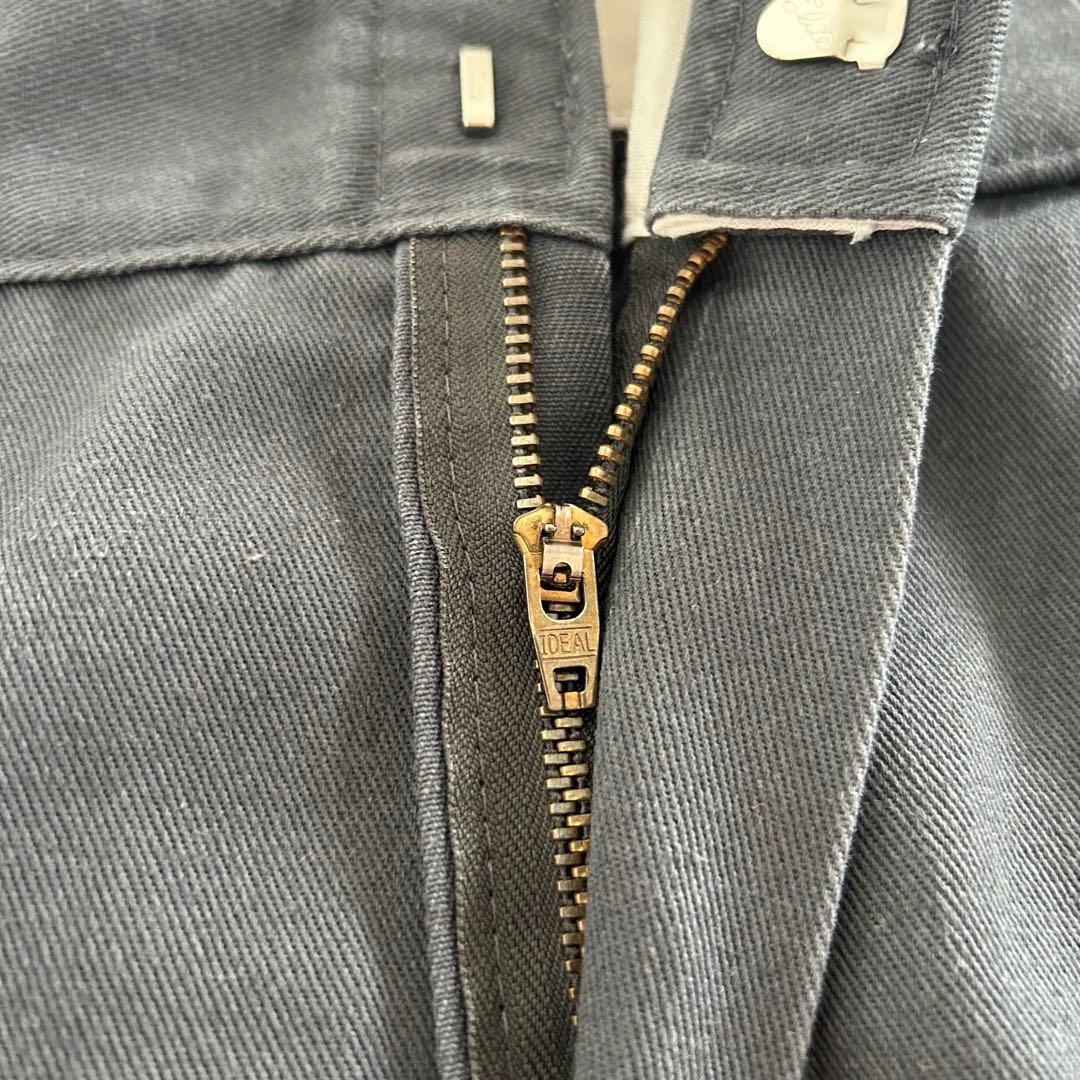 90s USA企画 Dickies 874 ワークパンツ チャコールグレー 34