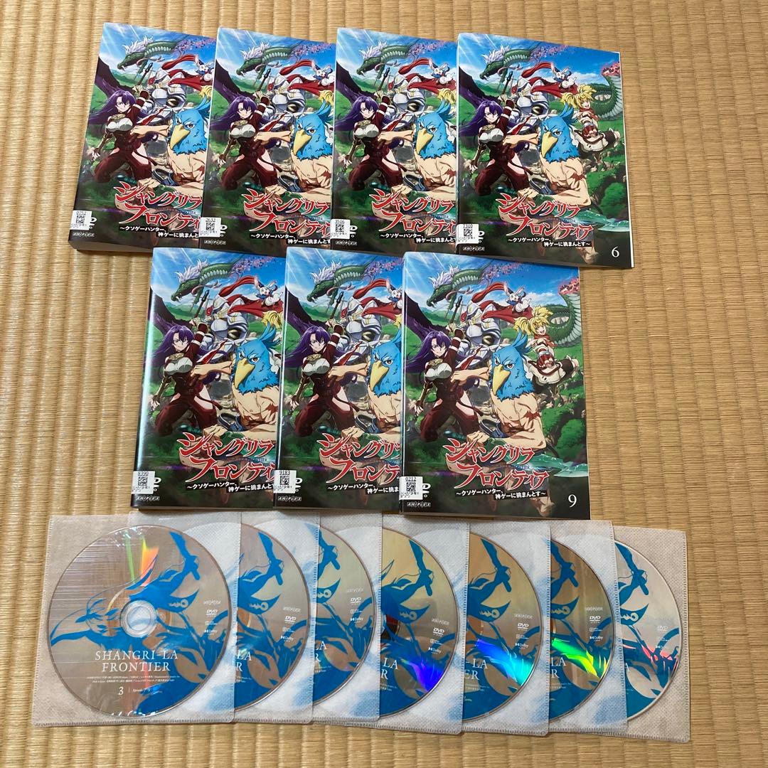シャングリラフロンティア　1期　アニメ　DVD　3巻〜9巻 7巻セット