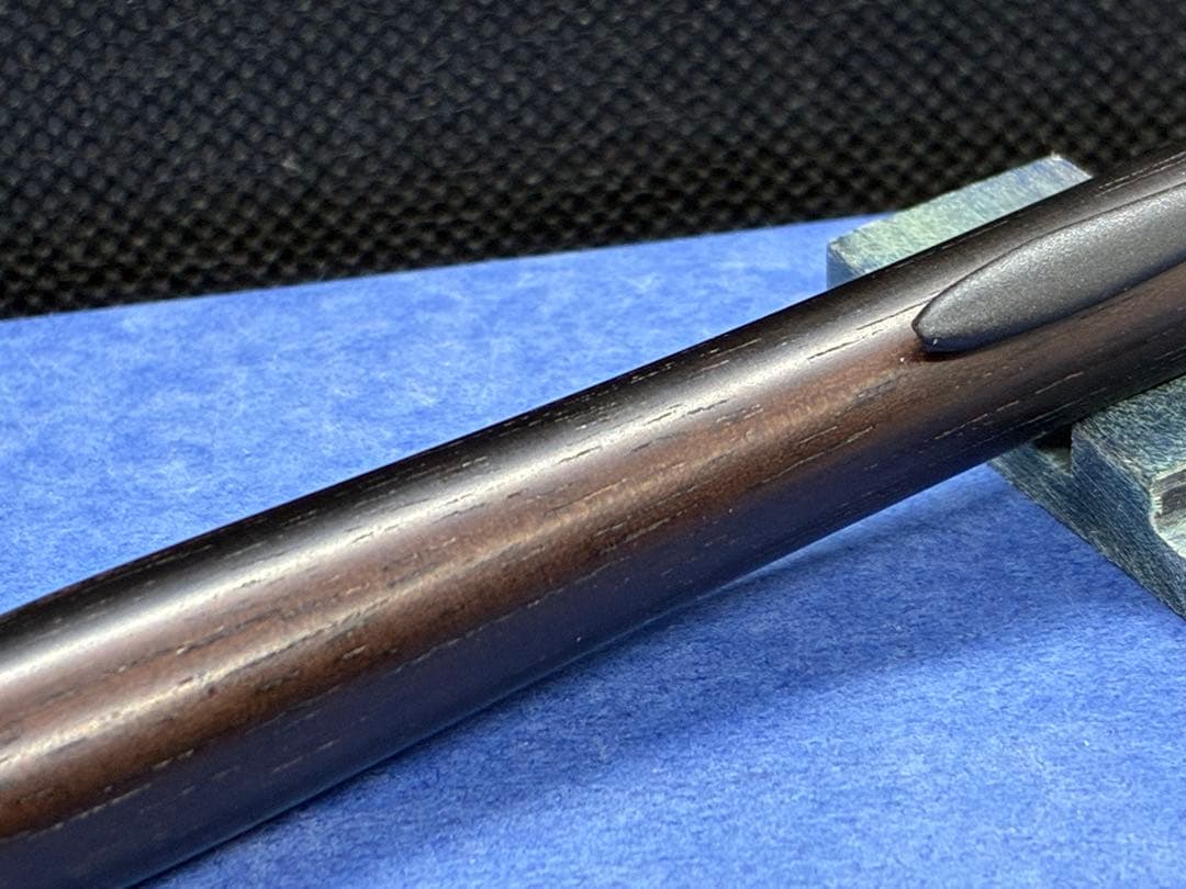 【早い者勝ち】縞黒檀　シャーペン0.5 加藤金属　木軸ペン　ハンドメイド