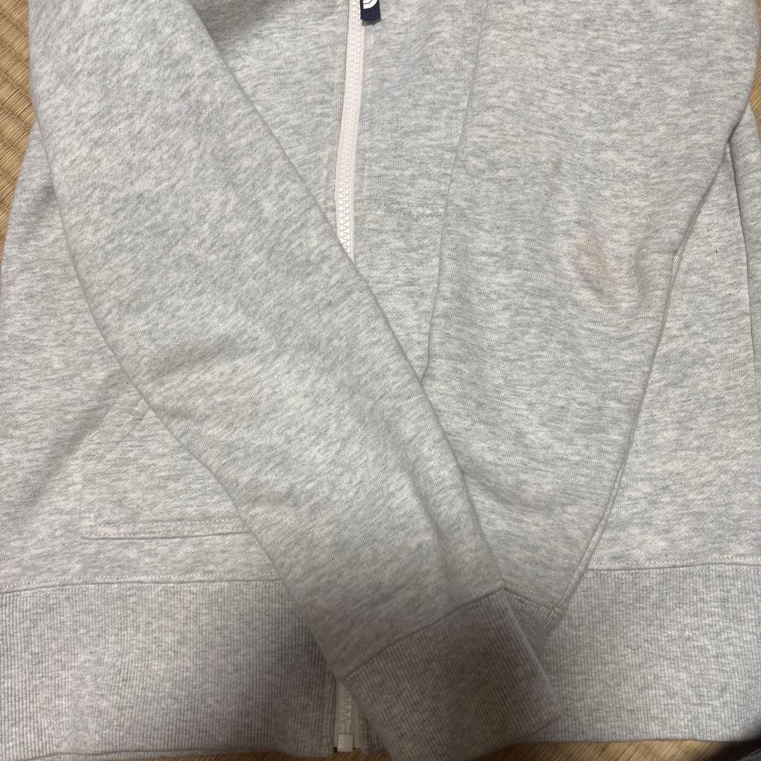THE NORTH FACE ライトグレー　Mサイズ　リアビューパーカー