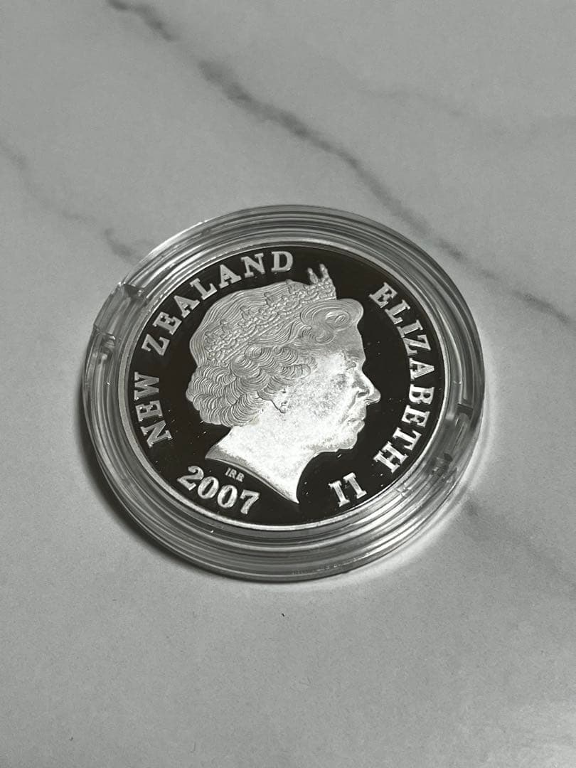2007年 ニュージーランド　1ドル　プルーフ銀貨