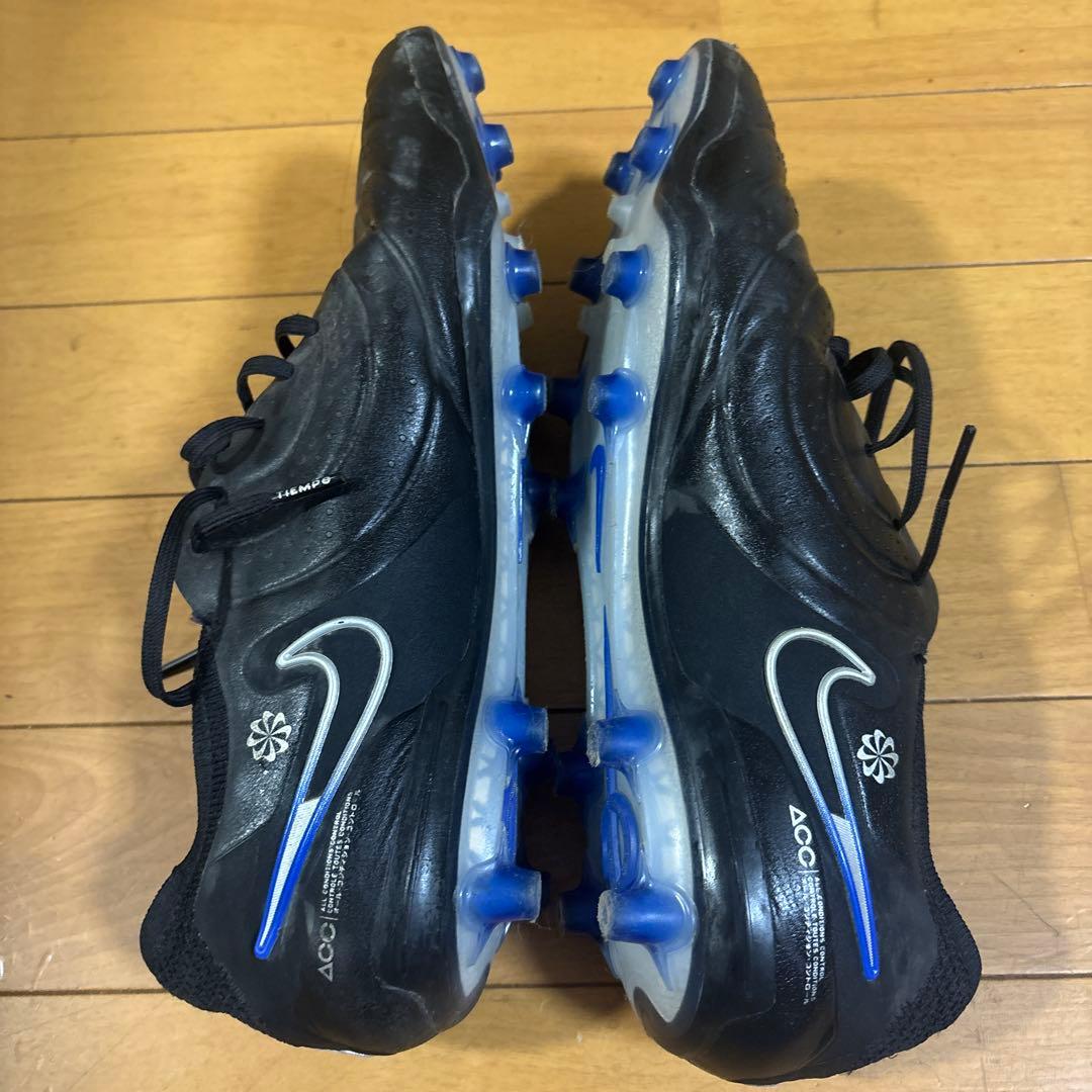 値下可能　Nike ACG ブラックサッカーシューズ ティエンポ　袋もついてます