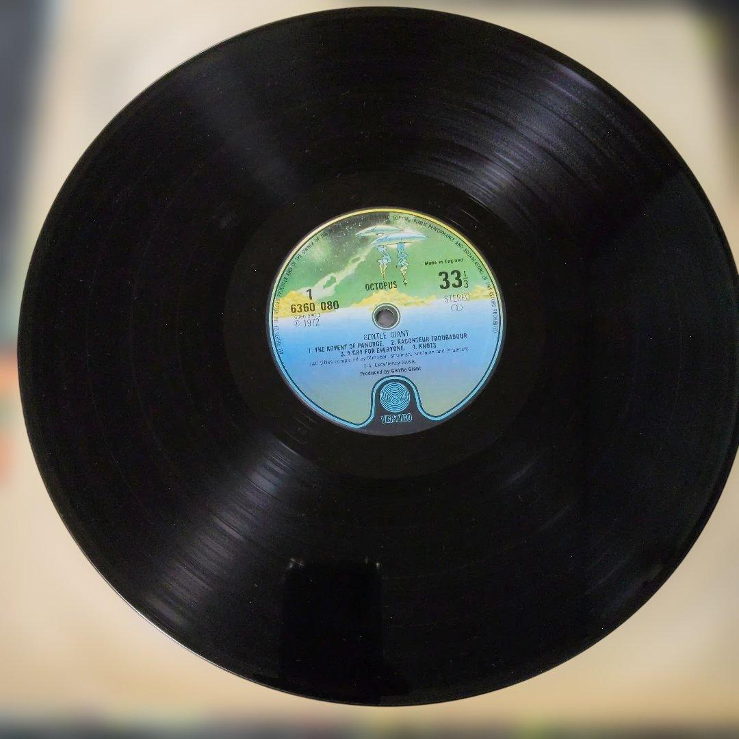 Gentle Giant Octopus LP レコード