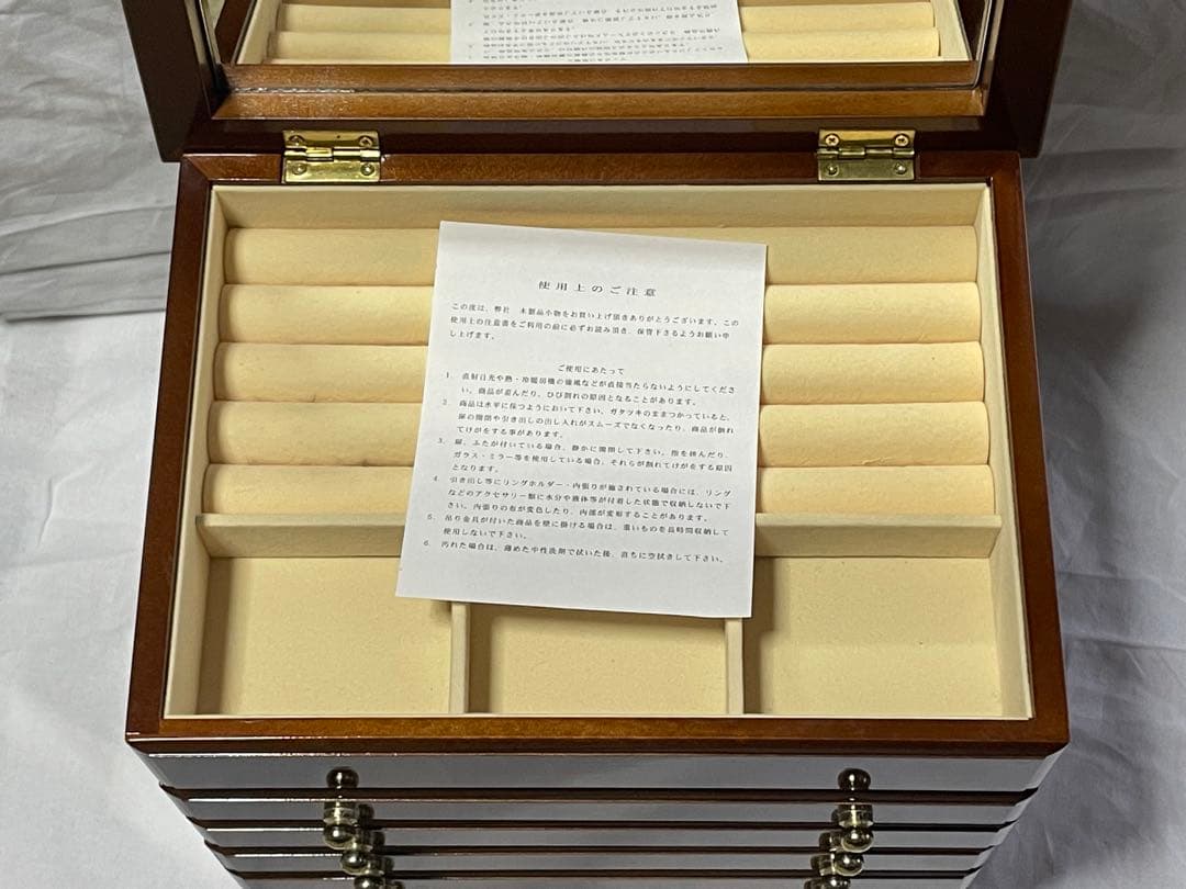 イタリア製　豪華な象嵌細工 ジュエリーボックス　ジュエリーボックス