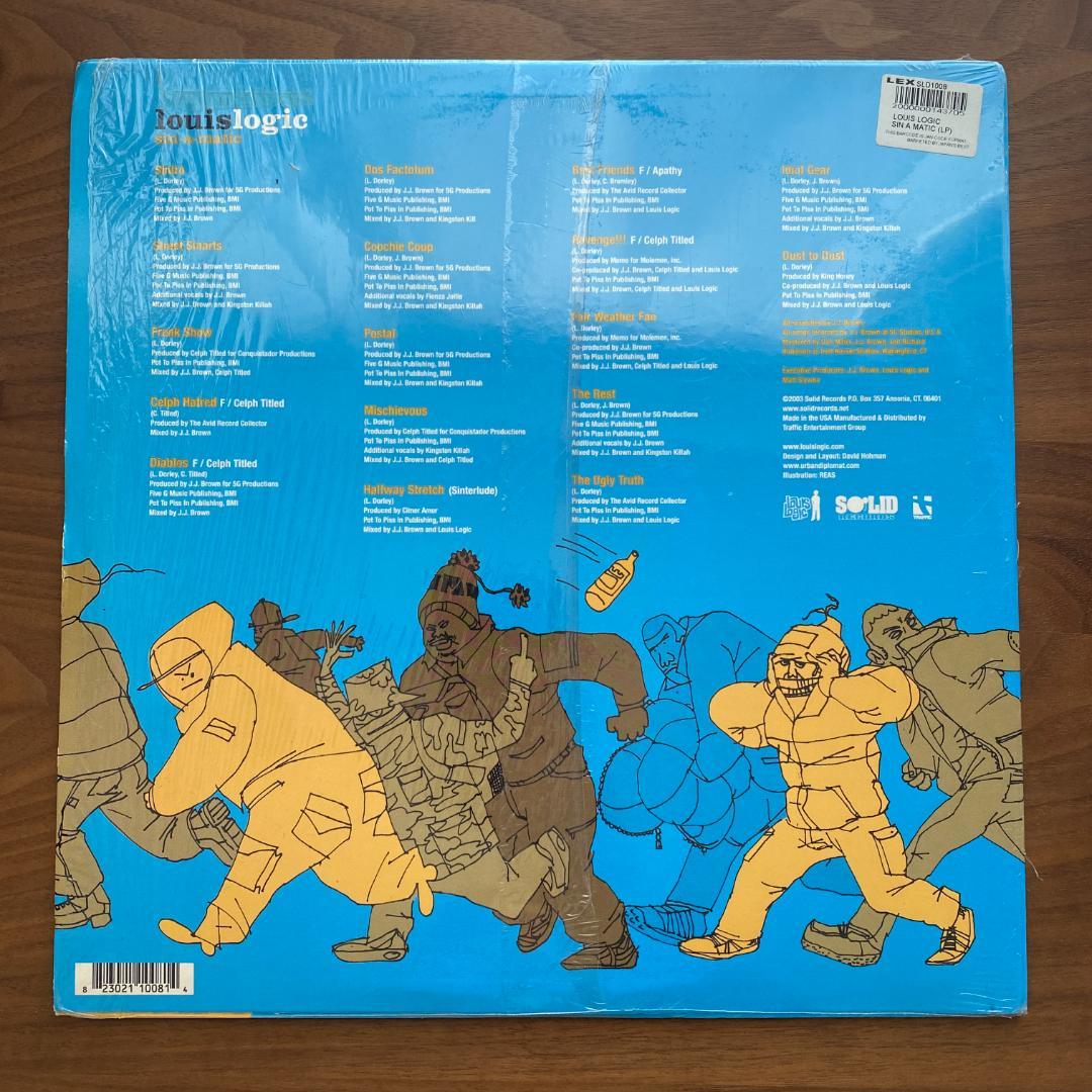 洋楽 2LP Louis Logic Sin a matic SLD1008 2003