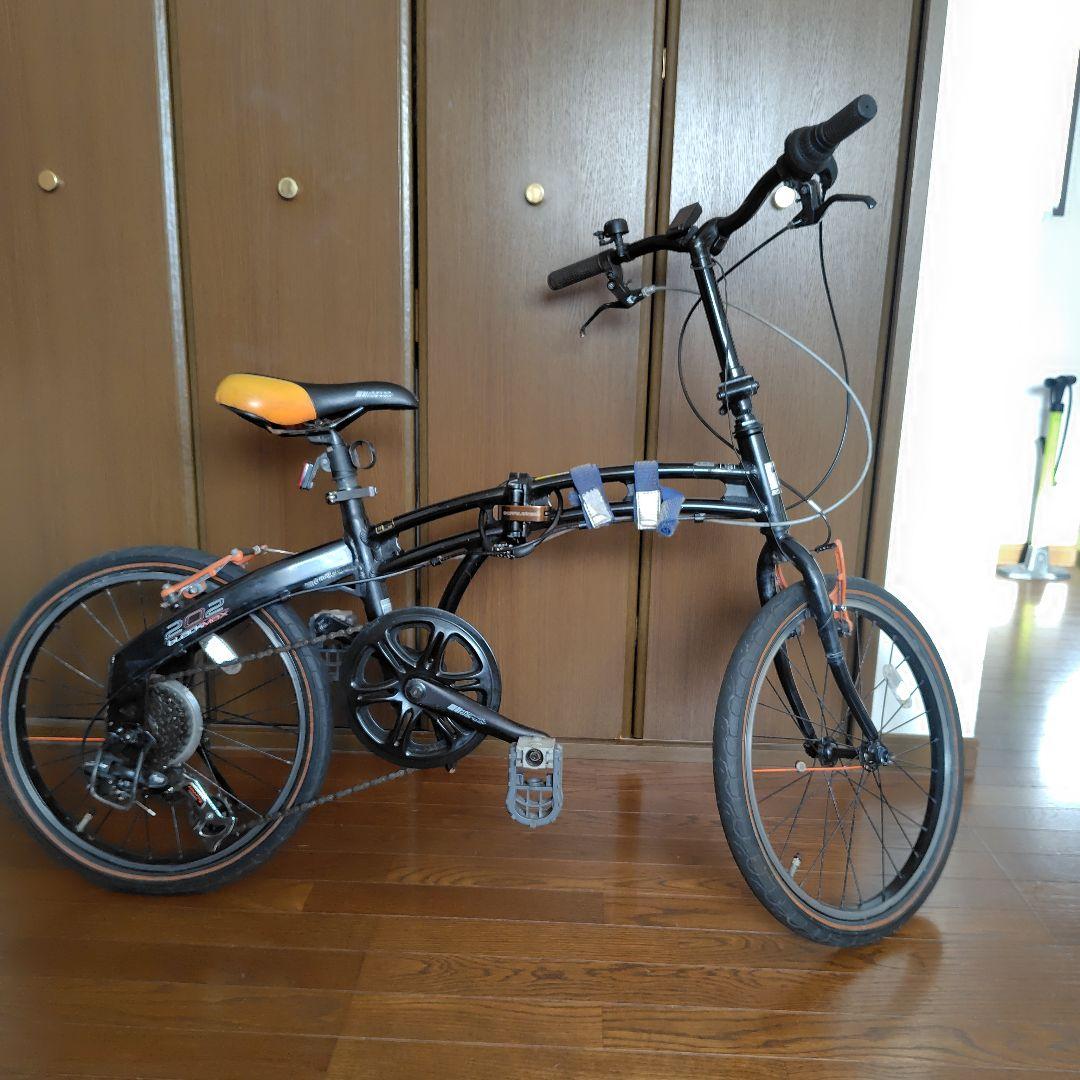 【手渡し限定】ドッペルギャンガー　202BLACKMAX 折りたたみ自転車