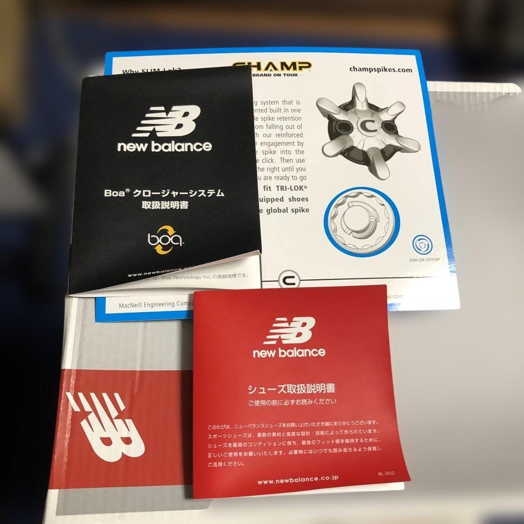 New Balance ゴルフシューズ BOAシステム ホワイト