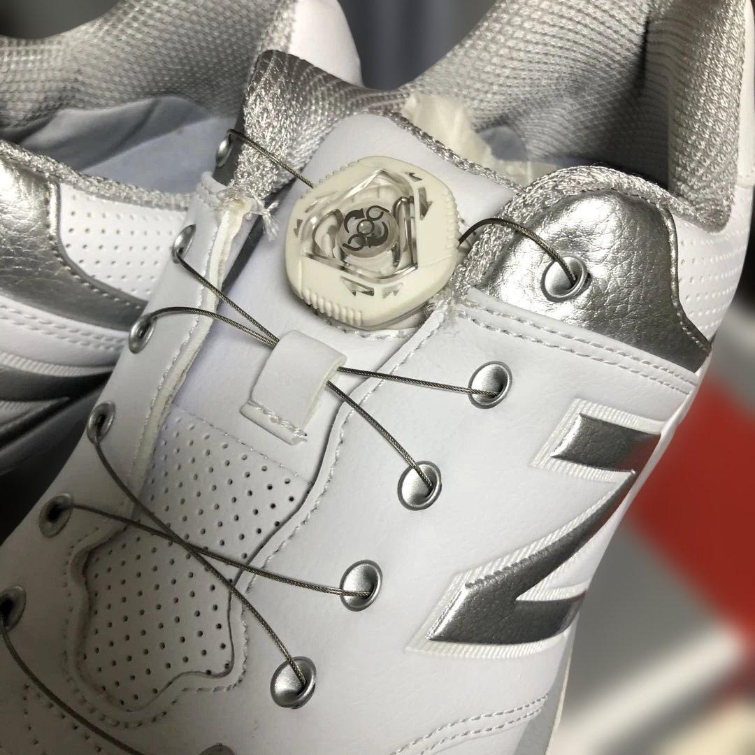 New Balance ゴルフシューズ BOAシステム ホワイト