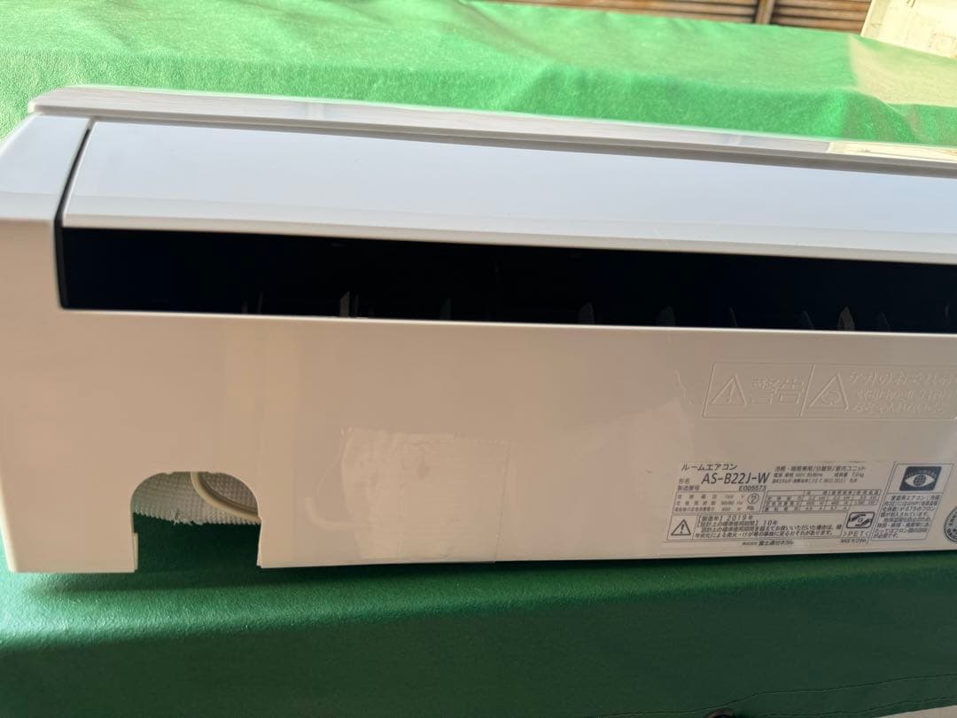 室外機も込 6畳用 富士通 エアコン クーラー 2019年製 2.2kw 22