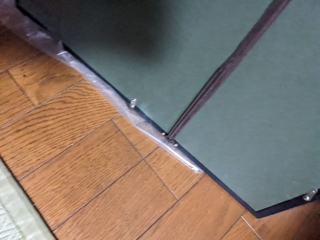 ✿高級和額縁 書作品、半切 1／2 用 黒塗り木枠 アクリル板