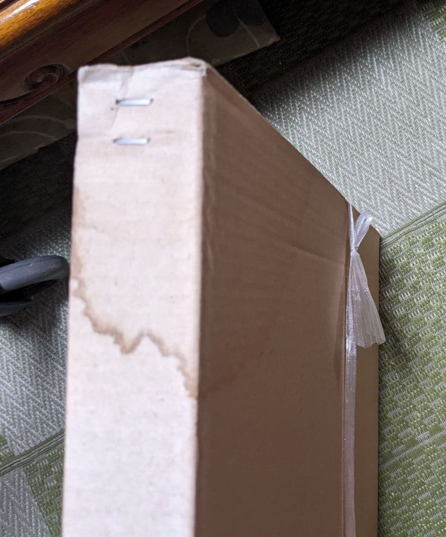 ✿高級和額縁 書作品、半切 1／2 用 黒塗り木枠 アクリル板