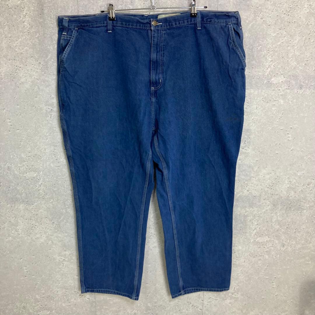 カーハート　ペインターパンツ　ブルーデニム　ビックサイズ　W50 L30