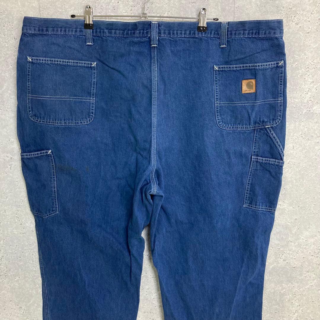カーハート　ペインターパンツ　ブルーデニム　ビックサイズ　W50 L30