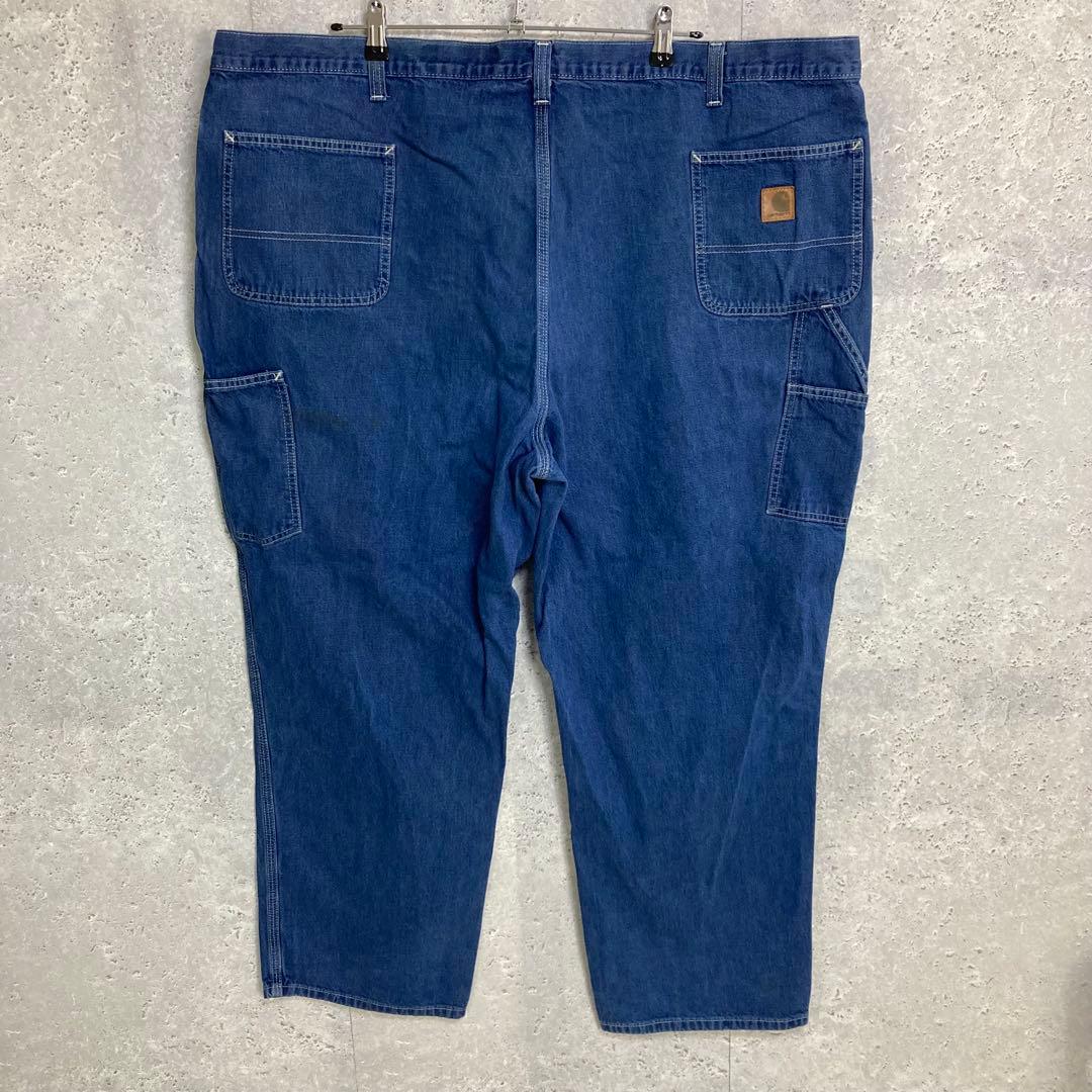 カーハート　ペインターパンツ　ブルーデニム　ビックサイズ　W50 L30