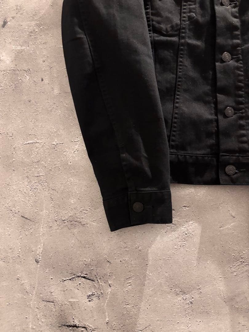 ジャケット・アウター 00s archive black denim jacket y2k