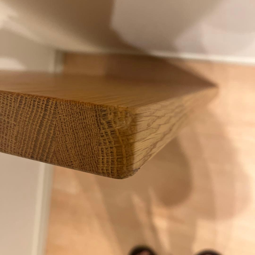 【廃盤】無印良品　オーク材　木製テーブル天板のみ　80×40