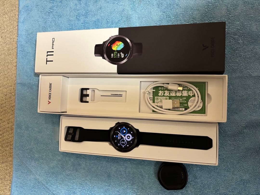 ボイスキャディ T11 PRO ゴルフGPS距離計ウォッチ 美品 動作確認済