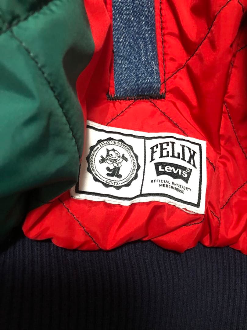 大幅お値下げ LEVI’Sフェリックス☆デニムボンバージャケット Mサイズ