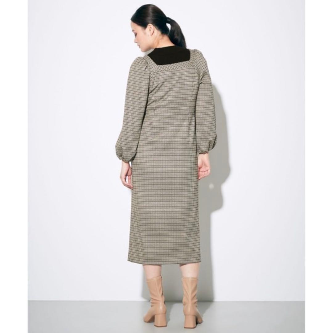 グレースコンチネンタル　チェックジャージワンピース　36 美品