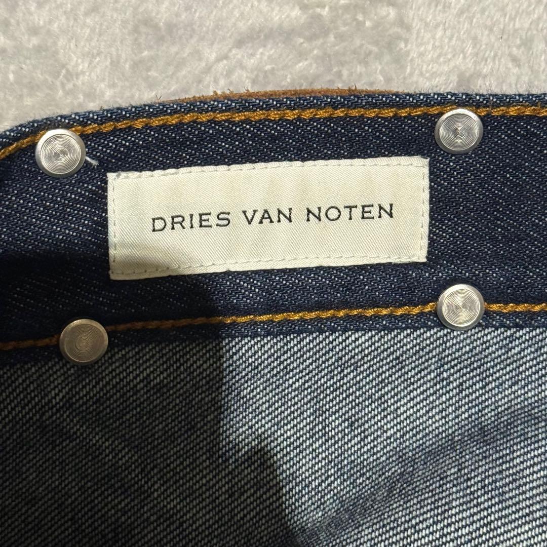 【深水光太着用】dries van noten タック　ワイドデニム