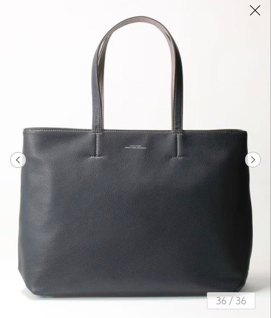 United Arrows Green labelトートバッグ ブラック