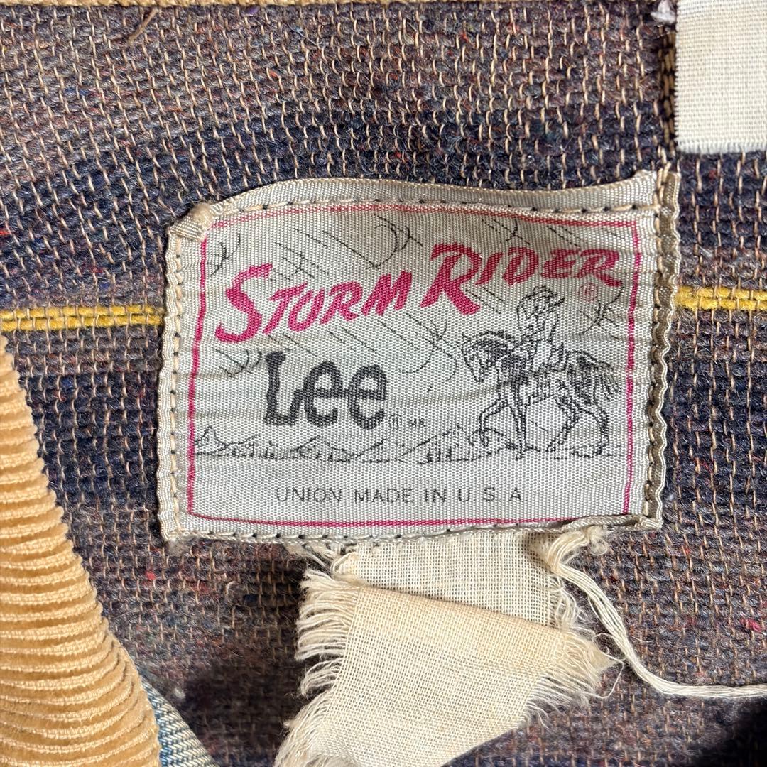 ◆70s◆Lee STORM RIDER USA製 VINTAGE エイジング