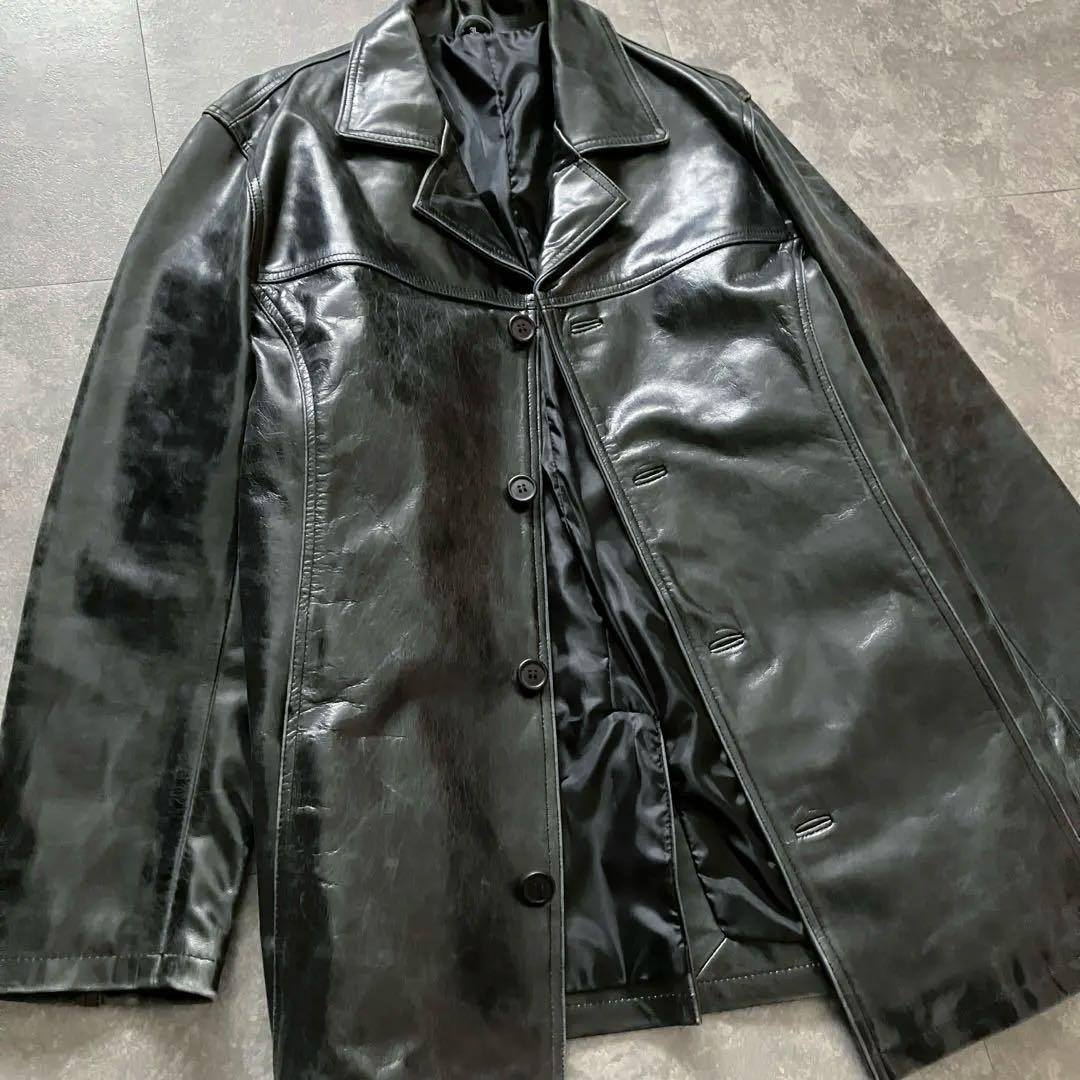 ジャケット・アウター archive freedom goat leather car coat