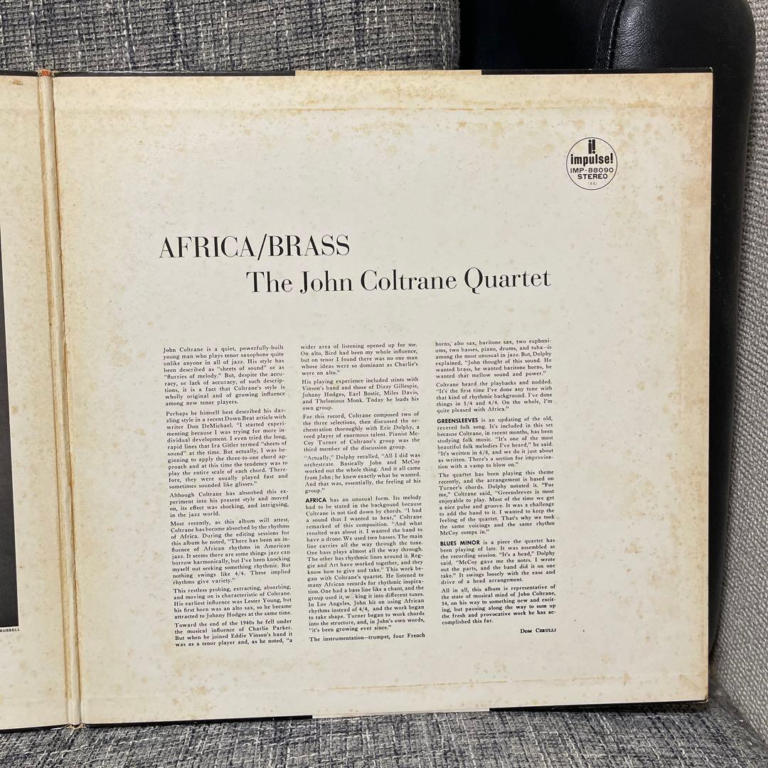 洋楽 THE JOHN COLTRANE QUARTET AFRICA/BRASS