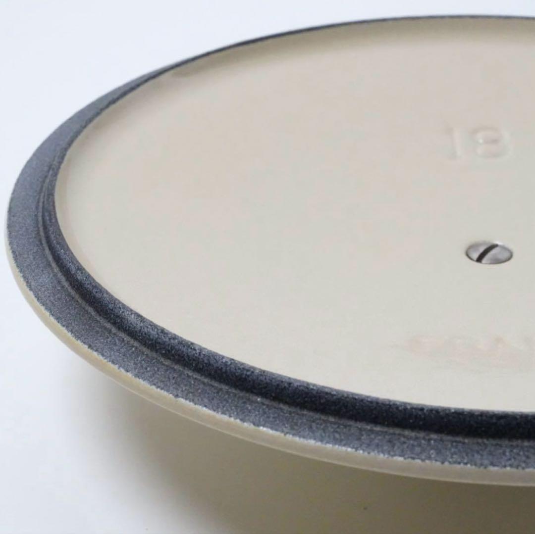 【美品】LE CREUSET　ココット ロンド デューン　18cm