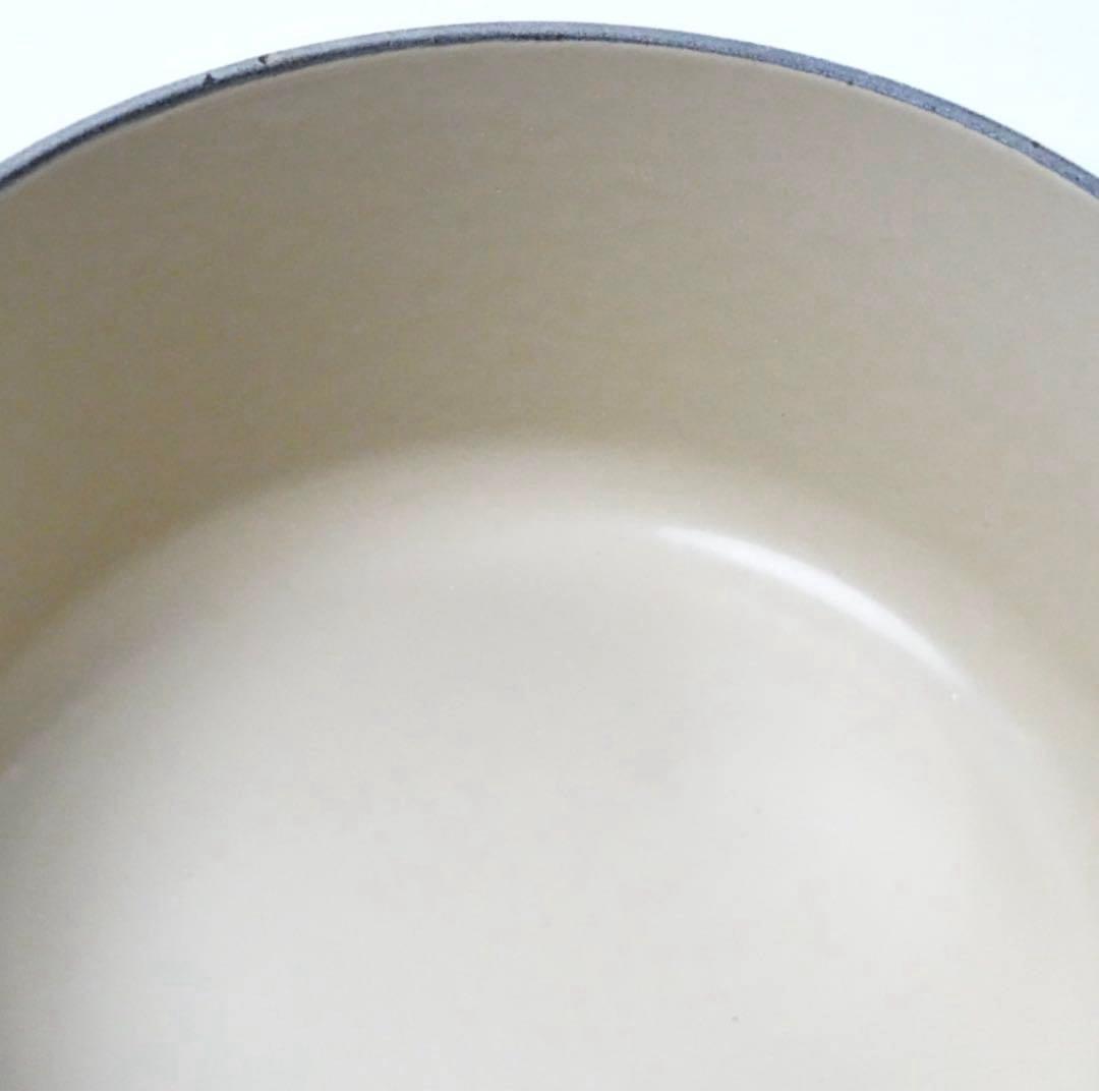 【美品】LE CREUSET　ココット ロンド デューン　18cm