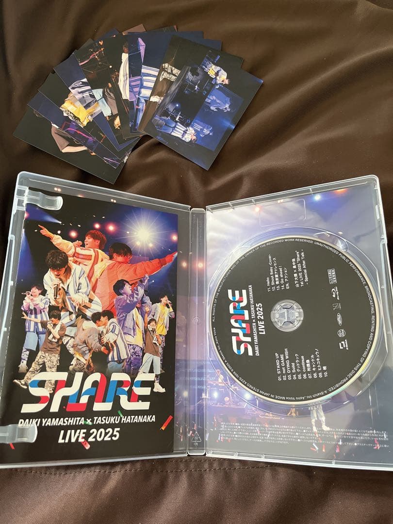 SHARE LIVE 2025 山下大輝　畠中祐　DVD/CD