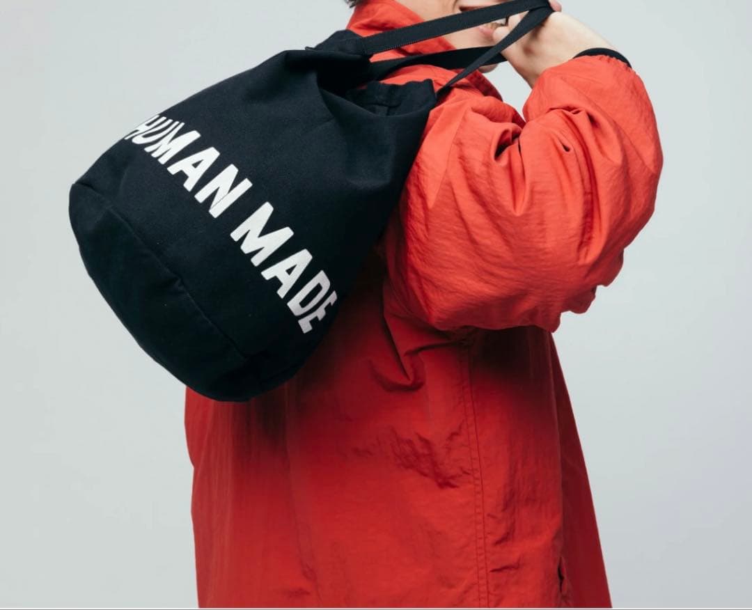 HUMAN MADE ブラック トートバッグ DRY ALLS