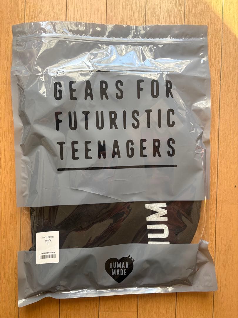 HUMAN MADE ブラック トートバッグ DRY ALLS