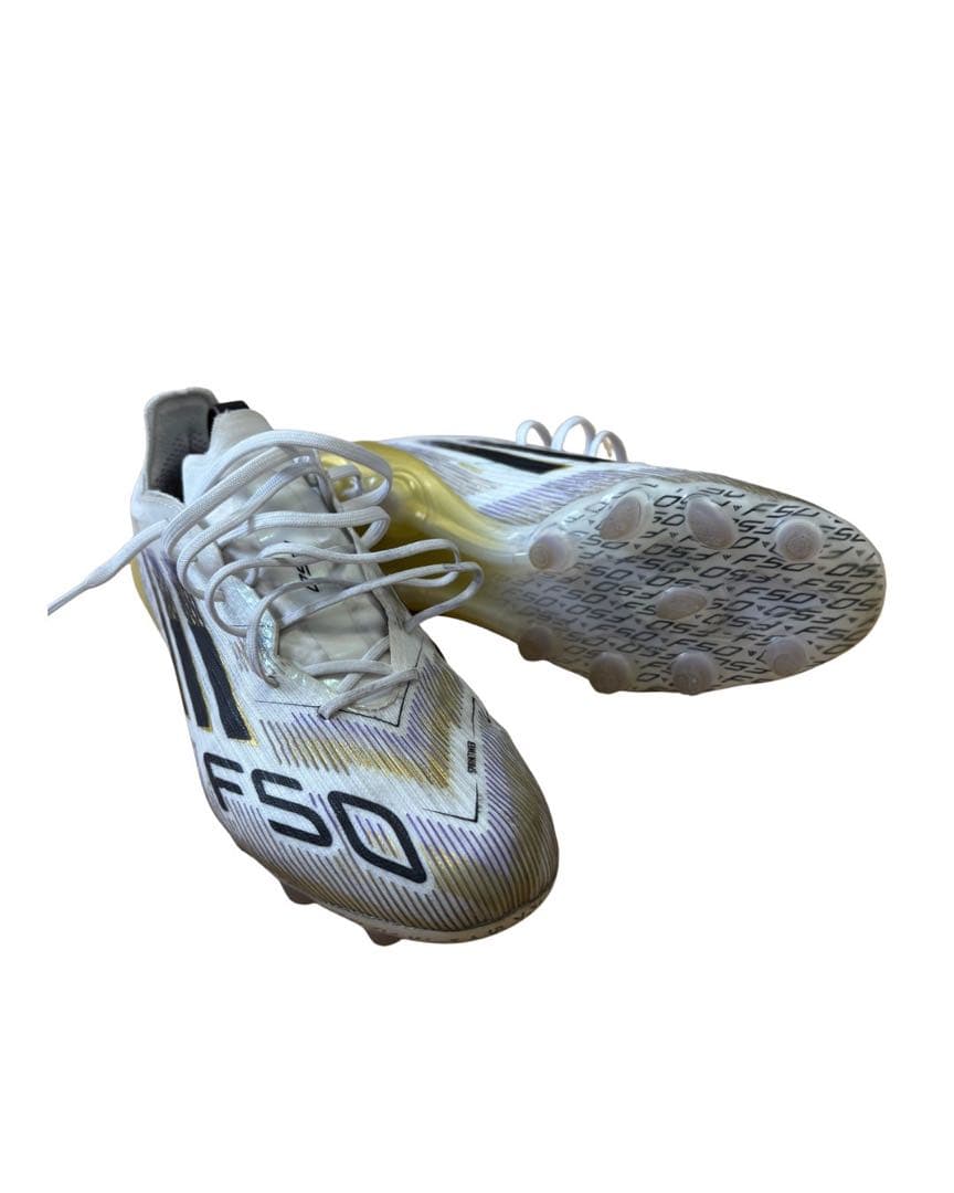 adidas F50 Japan AG/HG 26.0cm ホワイト/ゴールド