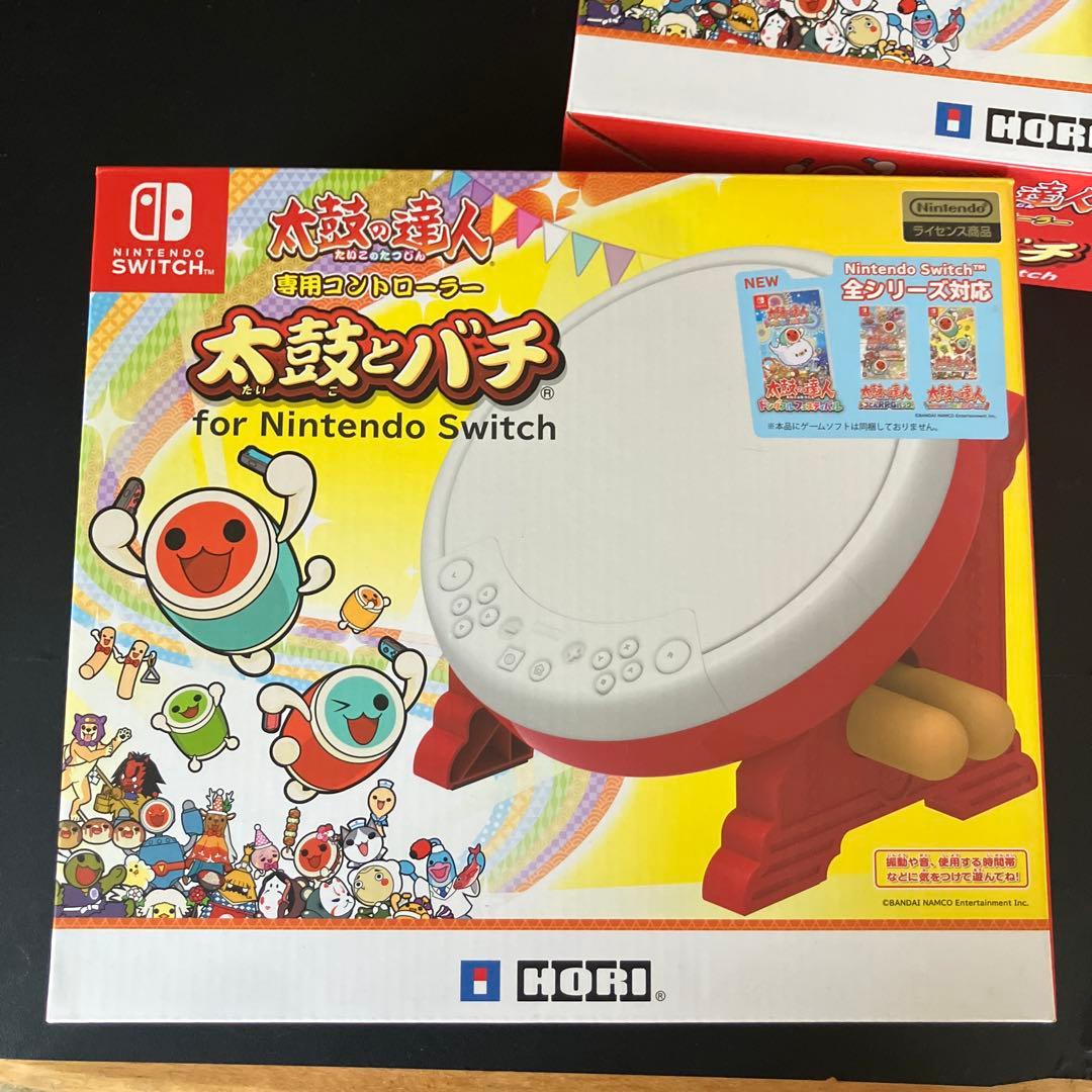 太鼓の達人 ドンダフルフェスティバル　太鼓とバチ2セット　完備品
