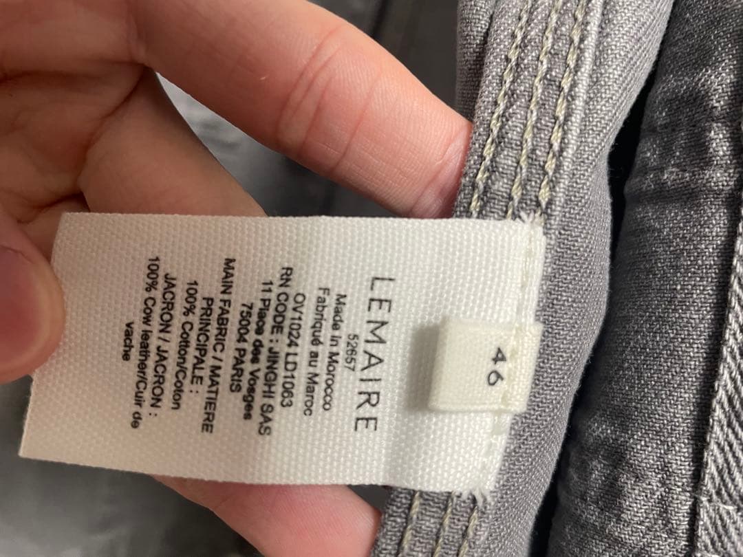 【LEMAIRE】ワークウェアオーバーシャツ　25aw