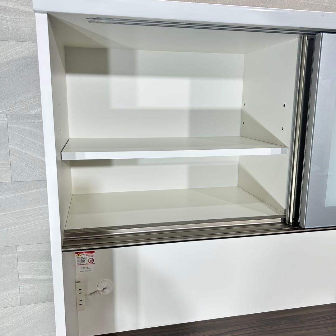 松田家具 食器棚 ファンシー 120cm おしゃれ 収納 家具 d5521
