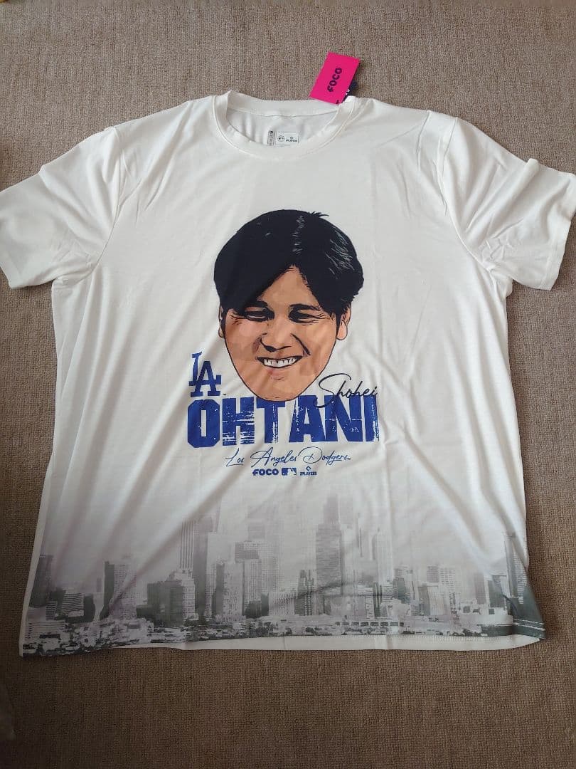 FOCO 大谷翔平 LAドジャース Tシャツ 2XL 白 新品未使用 3枚セット