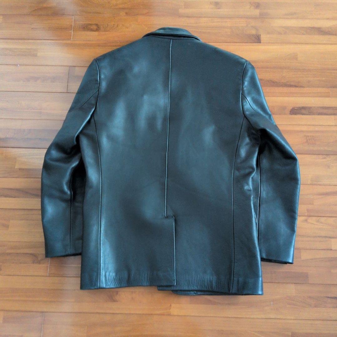 C.brumesシーブリュームス　ステアハイドレザーテーラードジャケットLサイズ