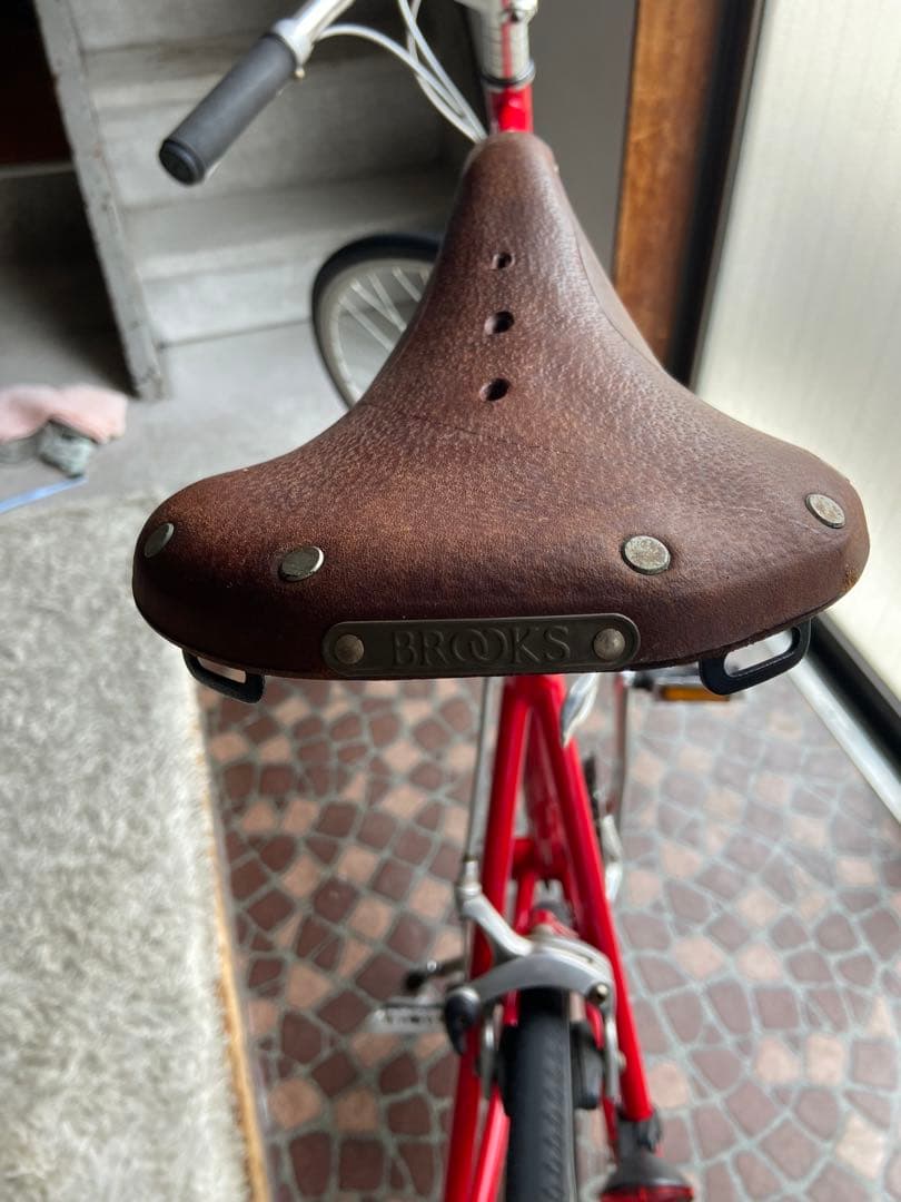 *引き渡し限定　名古屋市内* Tokyobike26 レッド BROOKSサドル