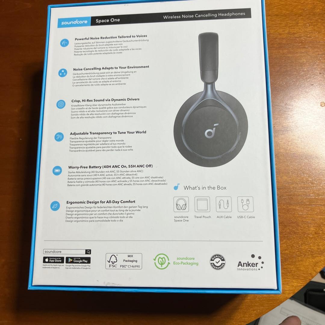 ヘッドホン Anker SoundCore space one