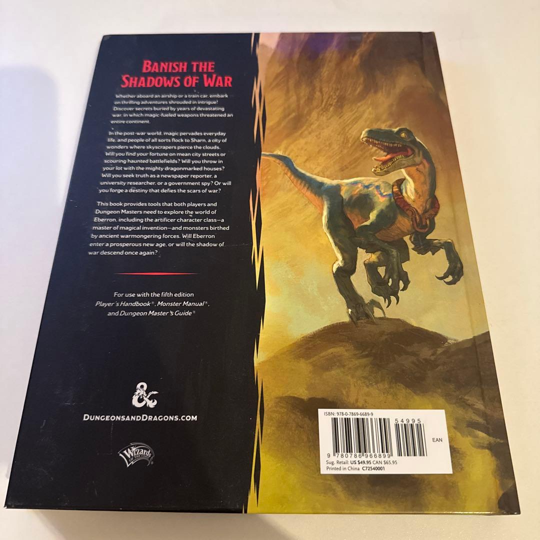 洋書 D&D 5e Eberron: Rising from the Last War