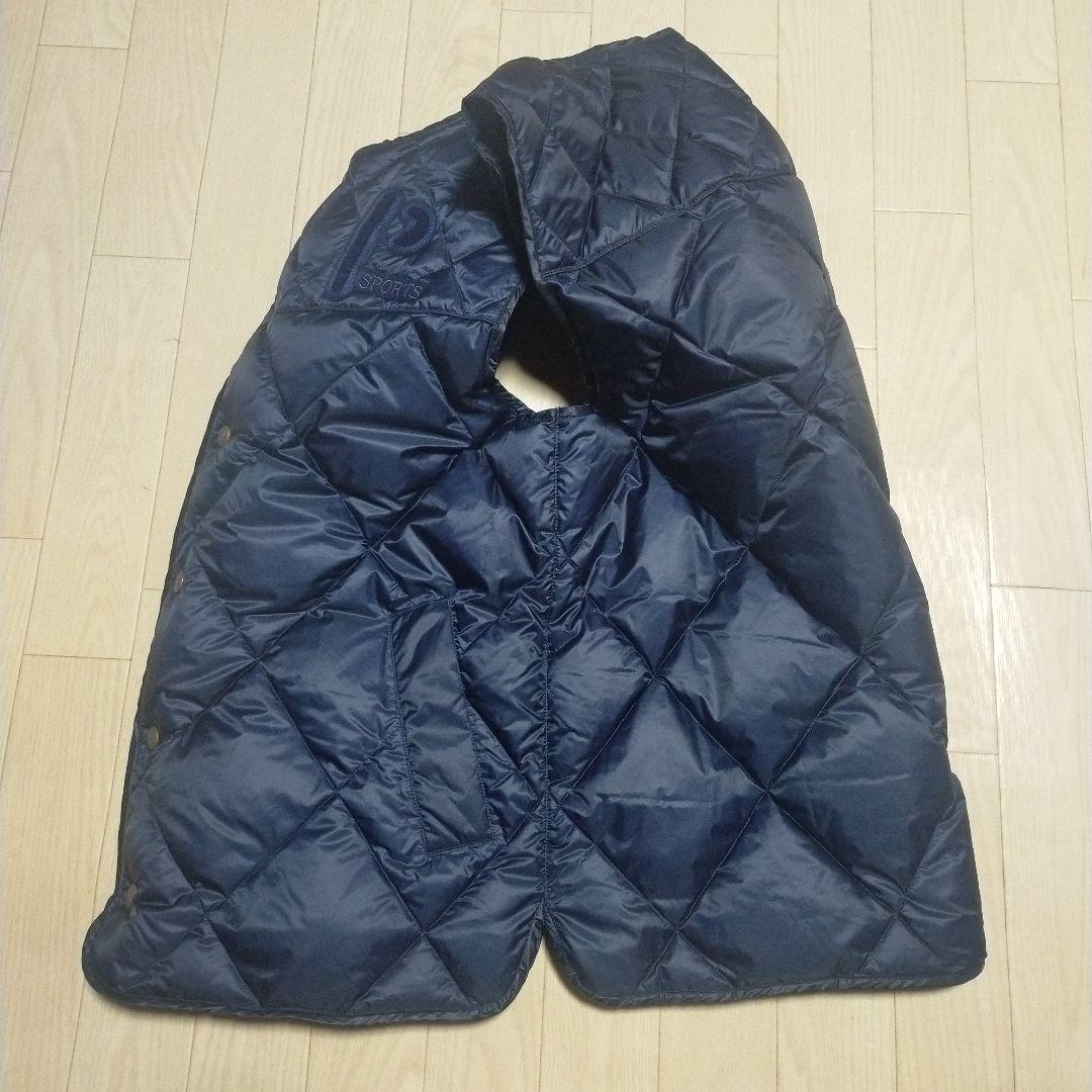 美品　PAPAS パパス　ダウンベスト　キルティング　ゴルフ　ダウン　フェザー