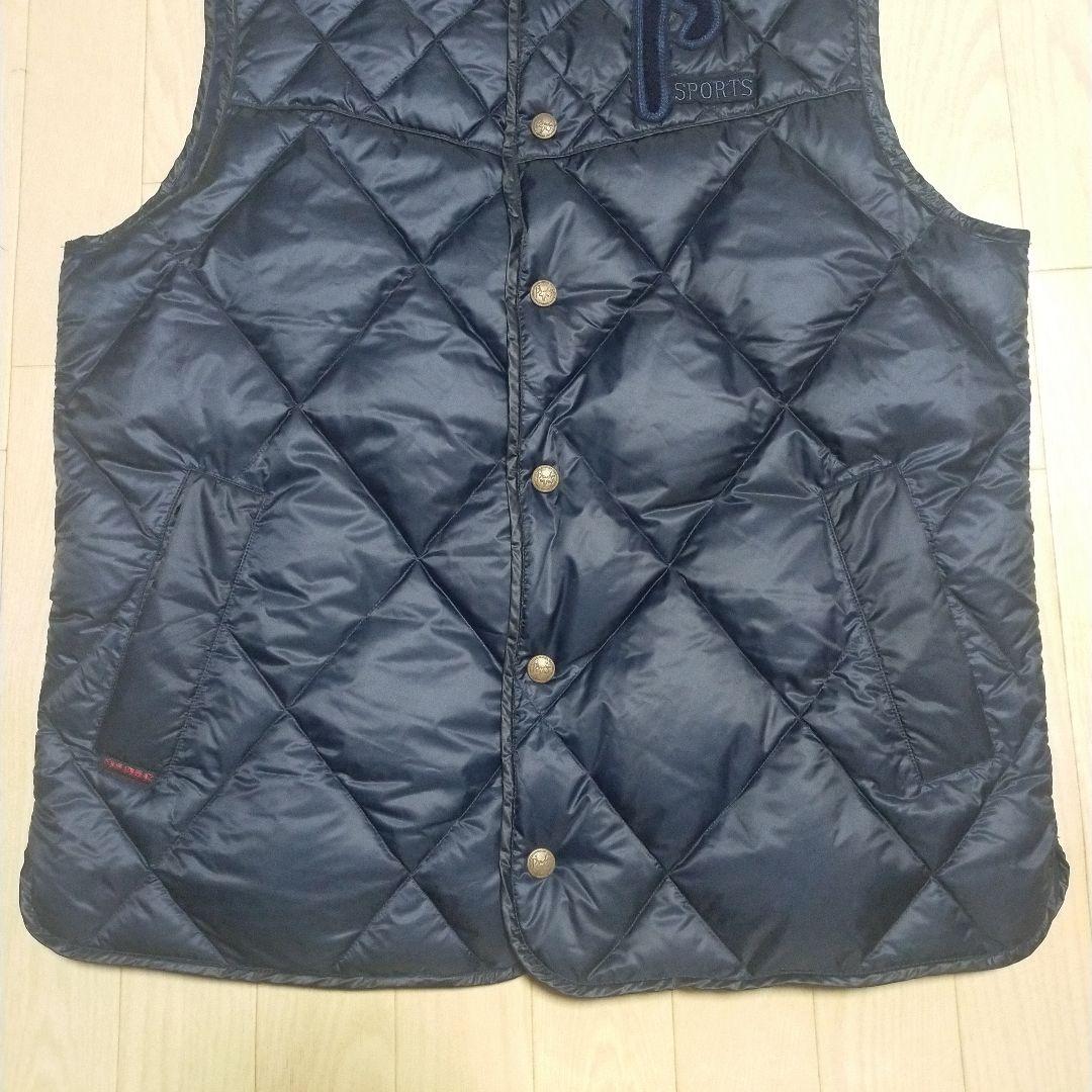 美品　PAPAS パパス　ダウンベスト　キルティング　ゴルフ　ダウン　フェザー