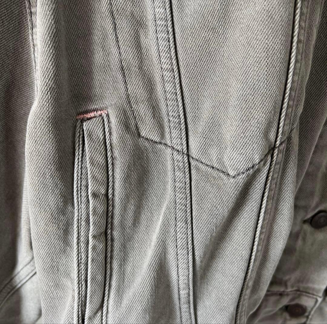 acne studios クロップドデニムジャケット ウォッシュド ブラック