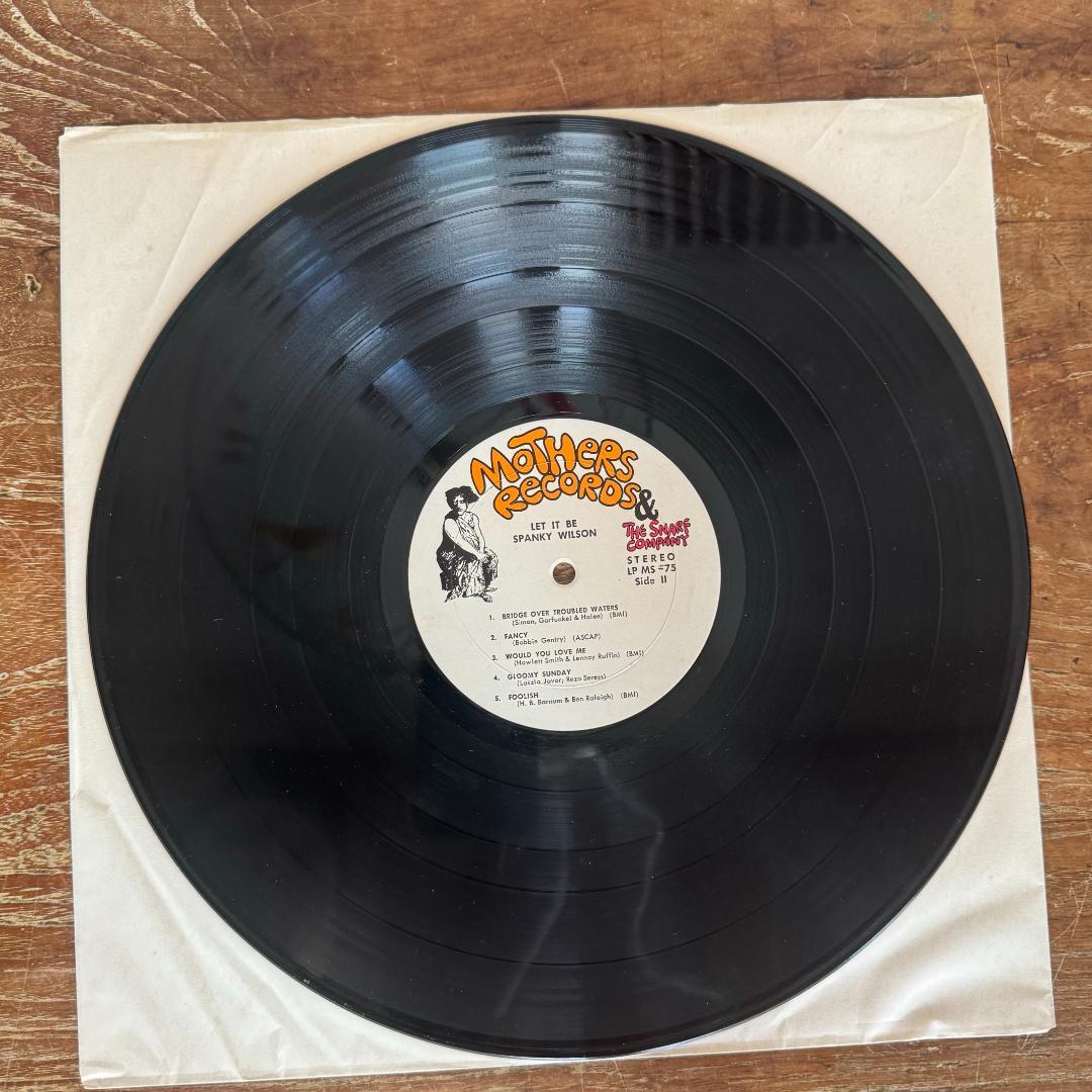 SPANKY WILSON LET IT BE レコード オリジナル
