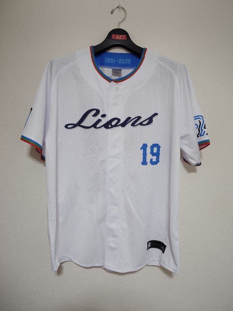 埼玉西武ライオンズ 佐藤隼輔 75周年 ユニフォーム L fanatics 野球