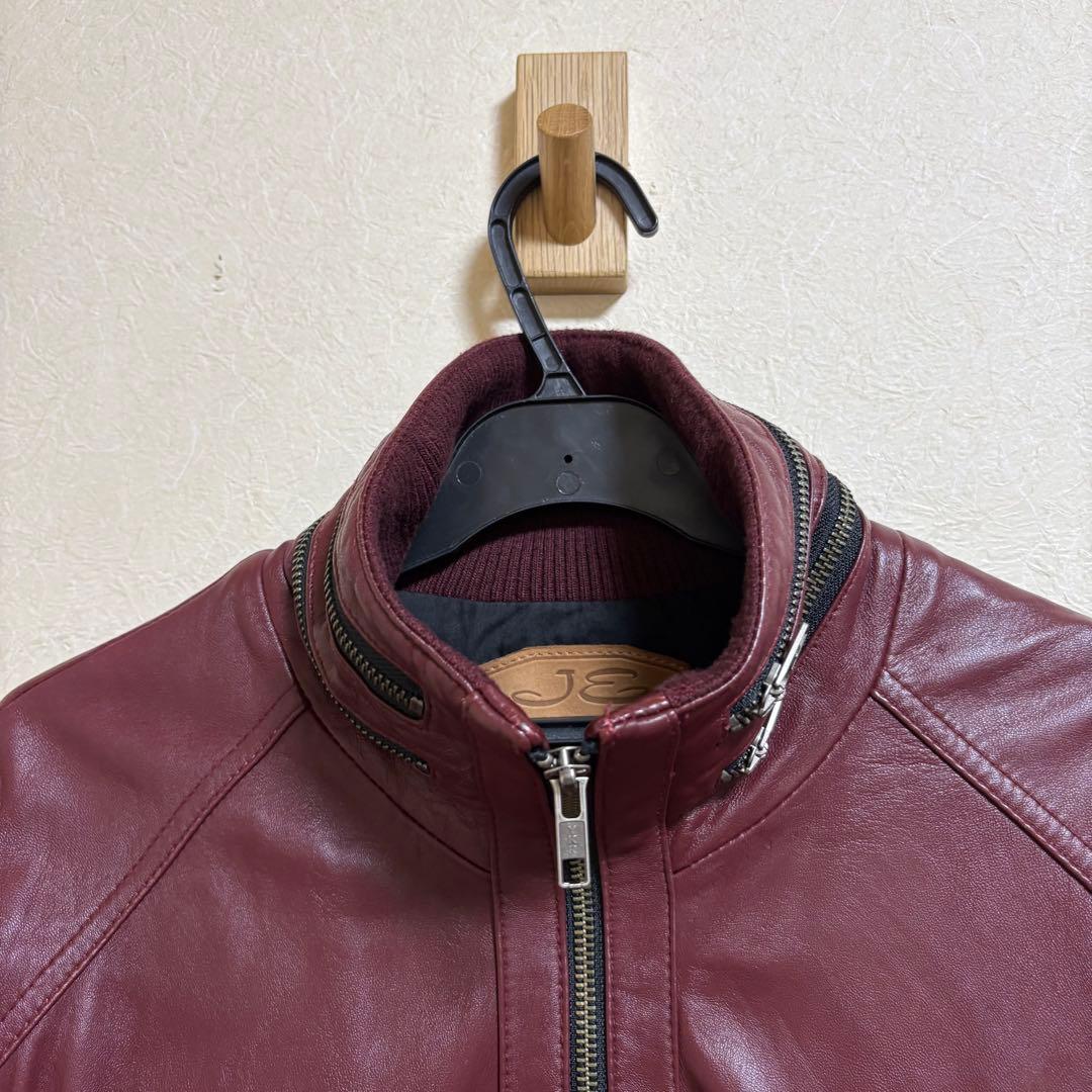 JACKROSE ラムレザー シングルライダースジャケット 4