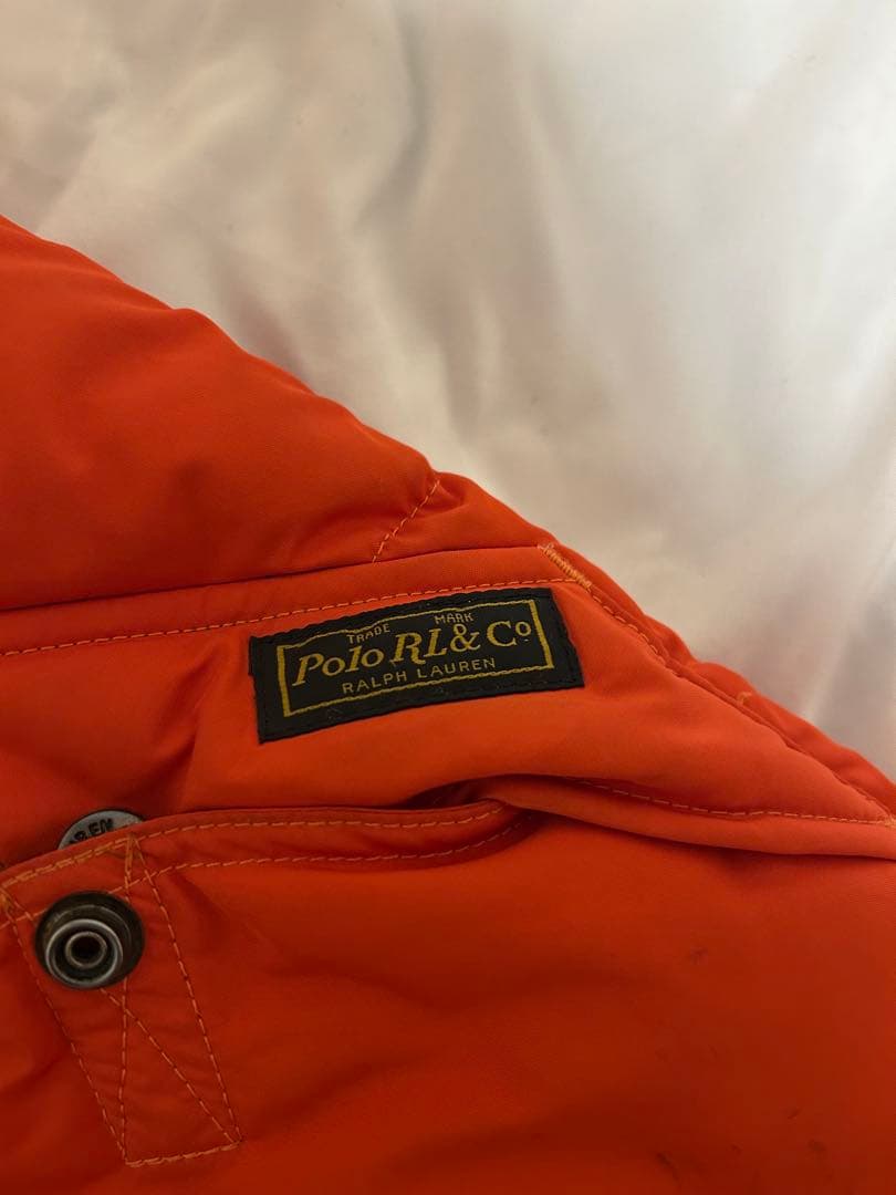 ⭐︎年始セール⭐︎Polo Ralph Lauren ダウンベスト M オレンジ