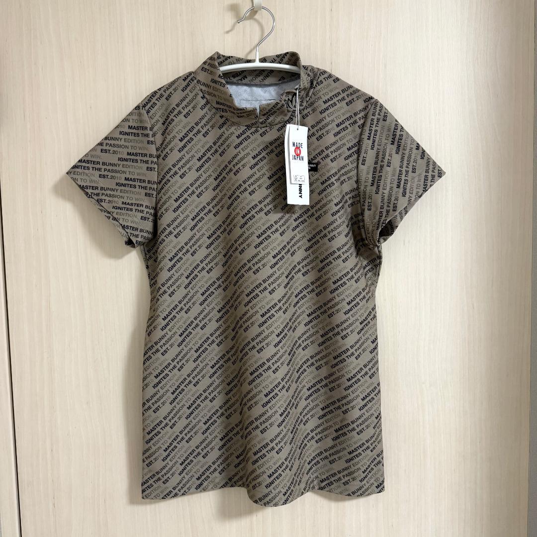 新品 マスターバニーエディション ロゴグラデーション 半袖モックネックシャツ